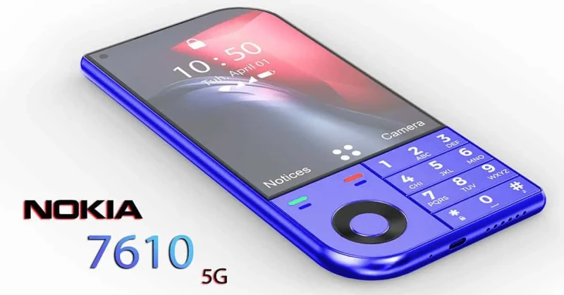 The tear design returns strongly with the new Nokia 7610 5G phone from Nokia  and its wonderful specifications - Dkanto